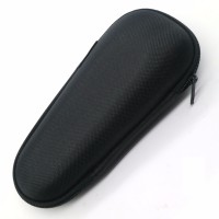 xuinfn Stylish Black Shaving Case - Durable, Protective, Ideal for Travel and Home, Keeps Shaving Essentials Organized